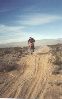 Nevada 200 Riding the Iron Man class